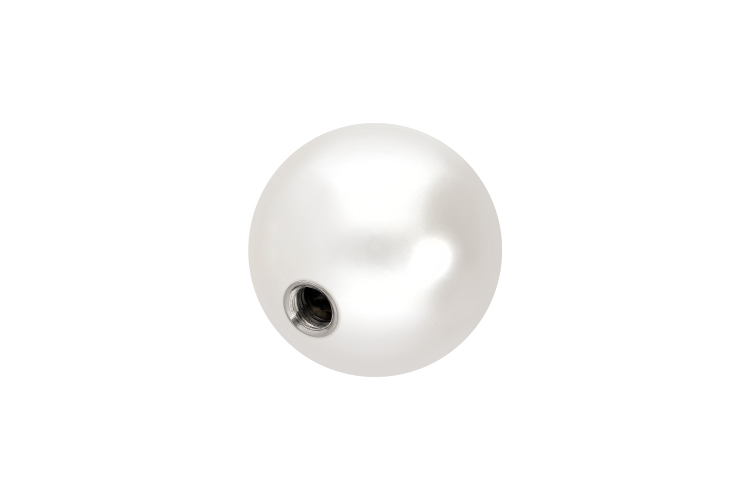 Echte Frischwasserperle mit Titangewinde von Piercingline